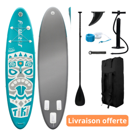 Stand Up Paddle Gonflable 10'5" - Pack complet