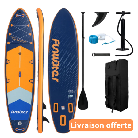 Stand Up Paddle Gonflable 11'4" - Pack complet