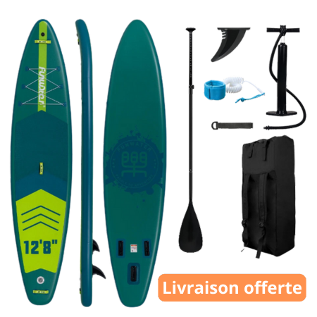 Stand Up Paddle Gonflable 12'8'' - Pack Complet